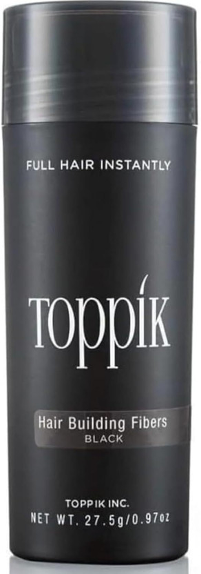 toppik Hair Building Fibers Black Color For Hair Styling 27.5 gm Hair Powder(27.5 g)