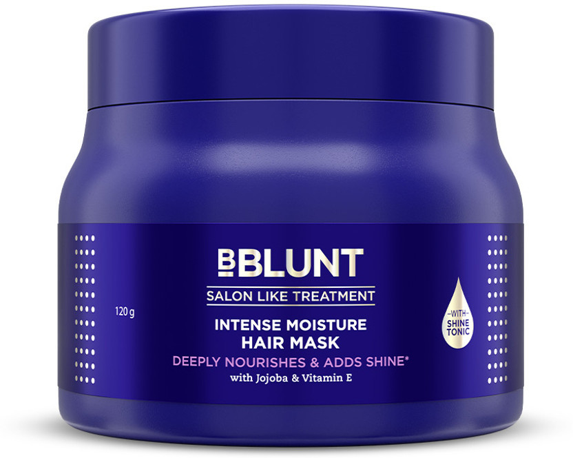 BBlunt Intense Moisture Hair Mask with Jojoba Oil & VitaminE for Nourished & Shiny Hair(120 g)