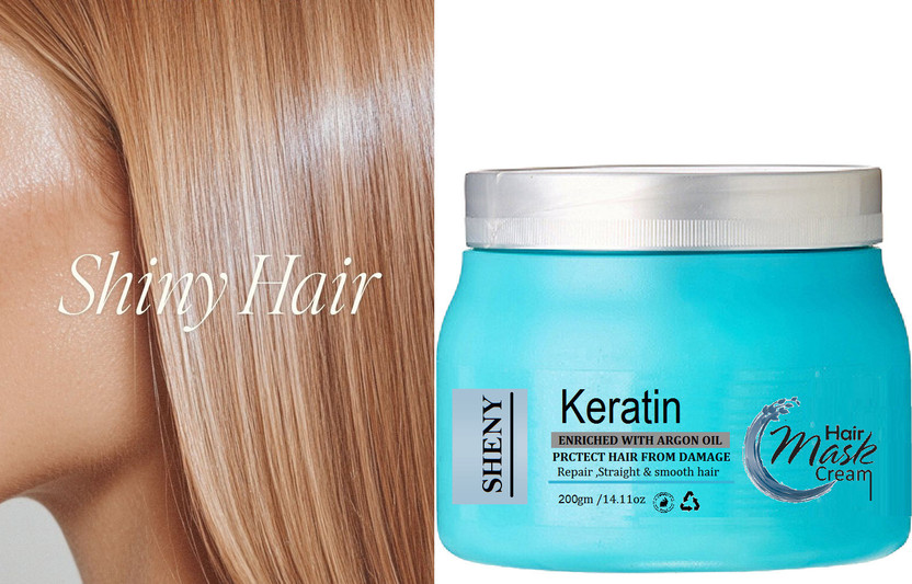 Sheny Cream Mask Hair Spa Keratin Treatment With Coconut spa(200 g)