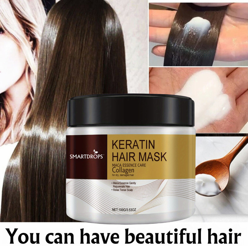 smartdrops Keratin Creamy Hair Mask for Dry Damaged Hair & hair growth treatment(100 g)