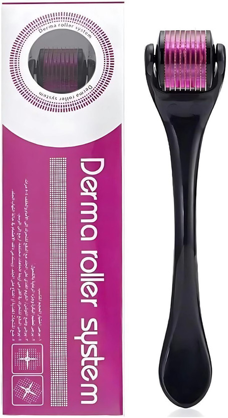 UNIACNE Derma Roller 0.5mm for Hair & Beard Growth – 540 Titanium(50 g)