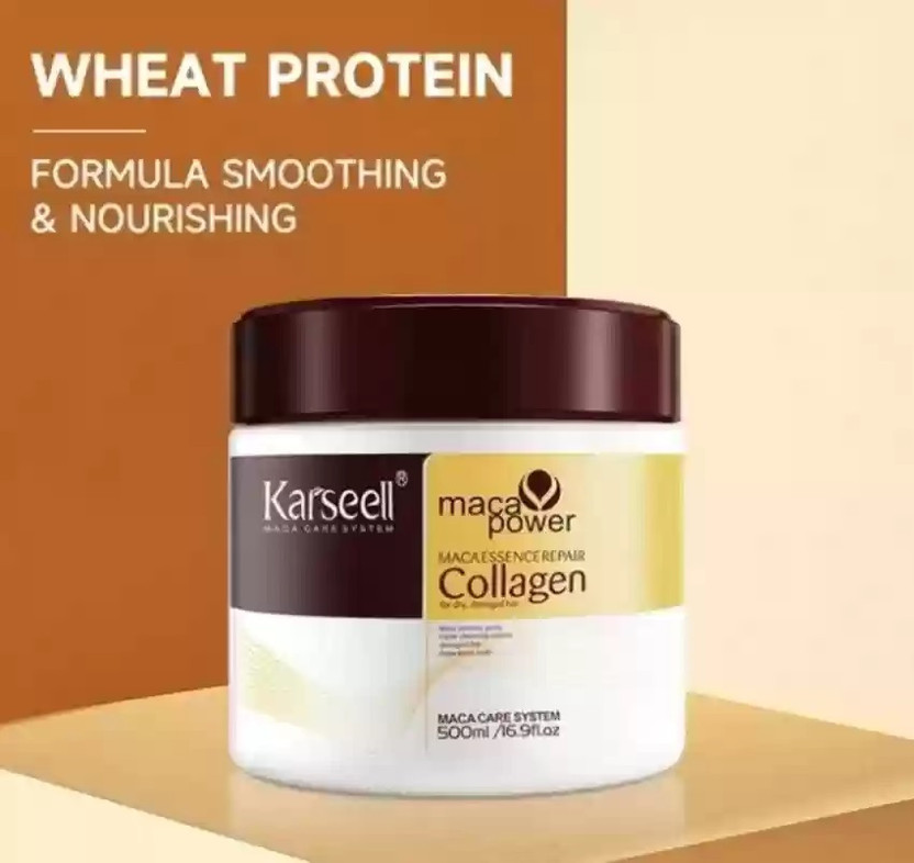 KARSEELL Collagen Keratin Straightened Hair Treatment Deep Repair Hair Mask huu(200 ml)