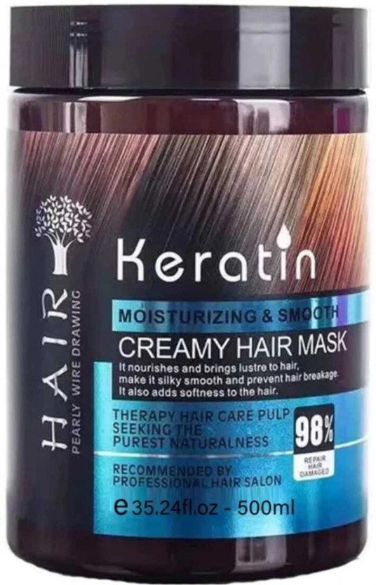 varal varal Tmt Keratin Keratin Keratin Moisturizing & smooth Creamy Hair Mask(500 ml)(500 ml) - Flipkart Deal