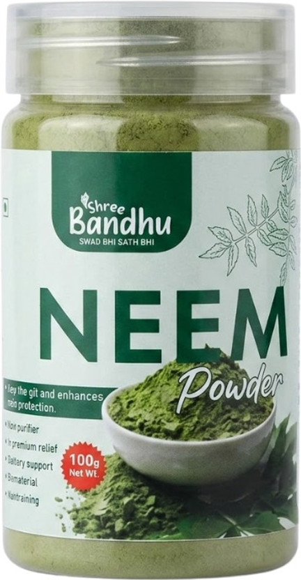 SHREEBANDHU SHREEBANDHU Neem Powder Natural Chemical Free Herbal Powder for Skin & Hair(100 g) - Flipkart Deal