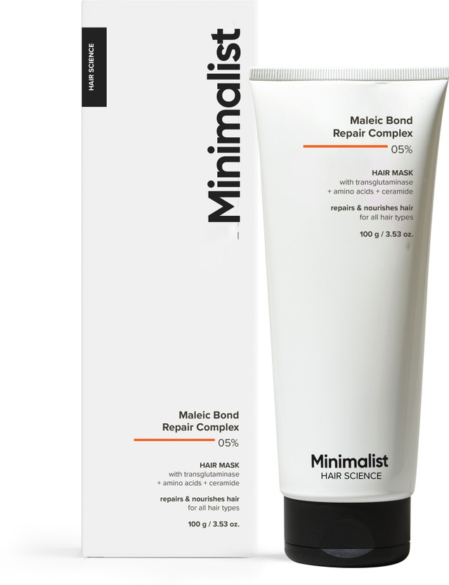 Minimalist 05% Maleic Bond Repair Complex Hair Mask For Dry, Damaged & Frizzy hair(100 g)
