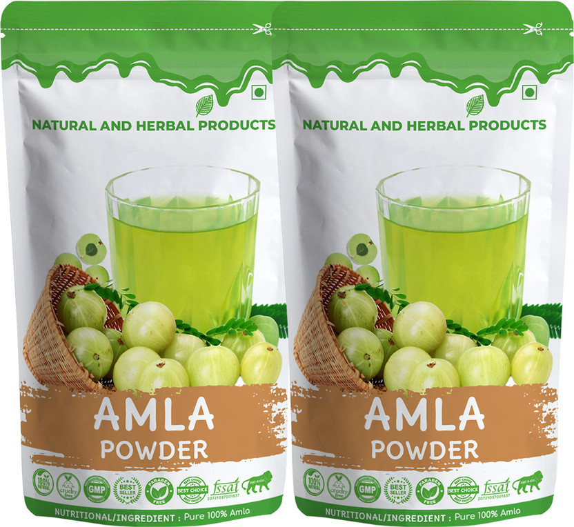 NATURAL AND HERBAL PRODUCTS Amla Powder for Black Hair | Skin Care | Drink | Eating | Weight Loss(200 g)