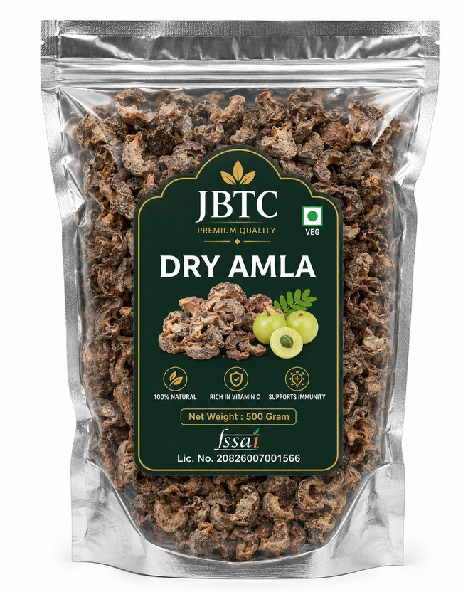 JBTC Premium Dry Amla 500g(500 g)