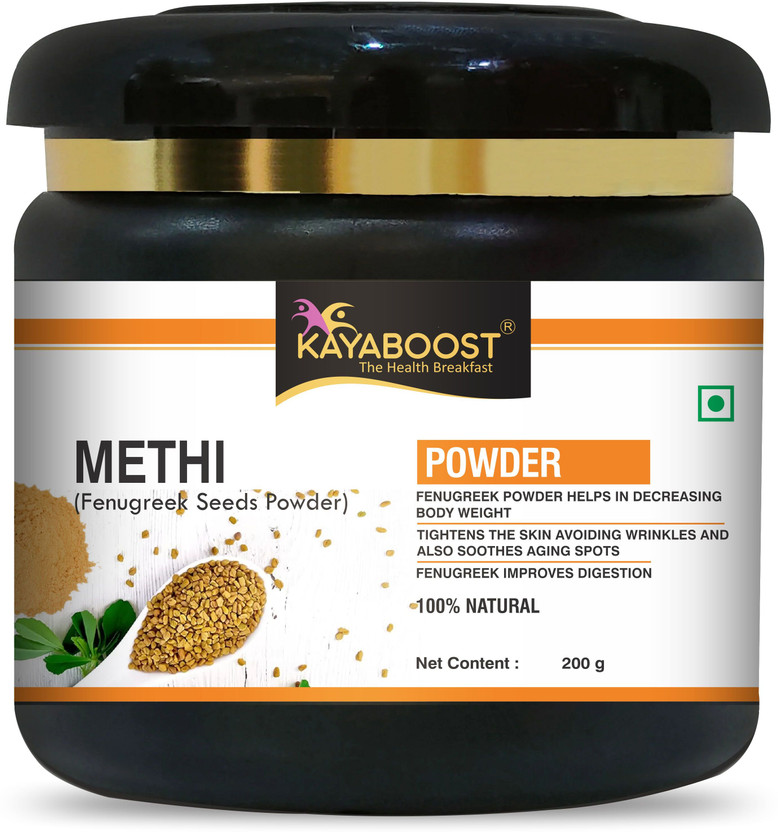 KAYABOOST Fenugreek (Methi) Powder-100% Pure Natural Herbal for Hair Growth(200 g)