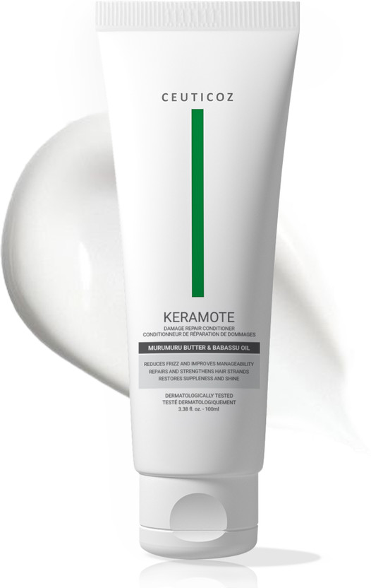 CEUTICOZ CEUTICOZ Keramote Damage Repair Conditioner for Damaged & Frizzy Hair with Babassu Oil(100 ml) - Flipkart Deal