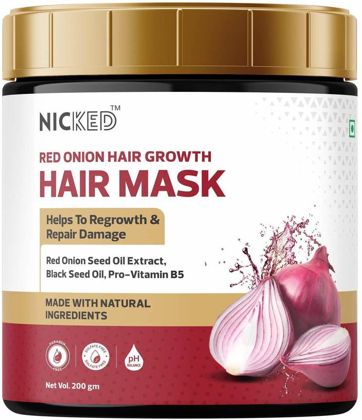 nicked Onion Hair Mask for Hair Fall Control 200G Price in India