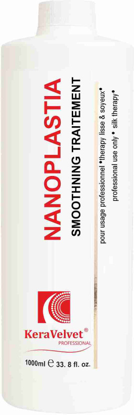 KeraVelvet KeraVelvet Nanoplastia Smoothing Keratin Hair Treatment 1000 ml(1000 ml) - Flipkart Deal