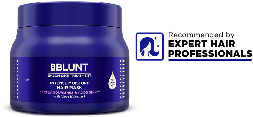 BBlunt Intense Moisture Hair Mask with Jojoba Oil & VitaminE for Nourished & Shiny Hair(120 g)