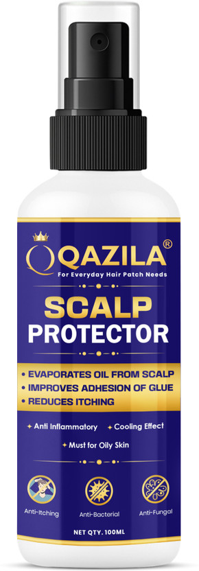 Qazila Scalp Protector For Hair Patch & Wig Users| Anti-Itching & Anti-Bacterial(100 ml)