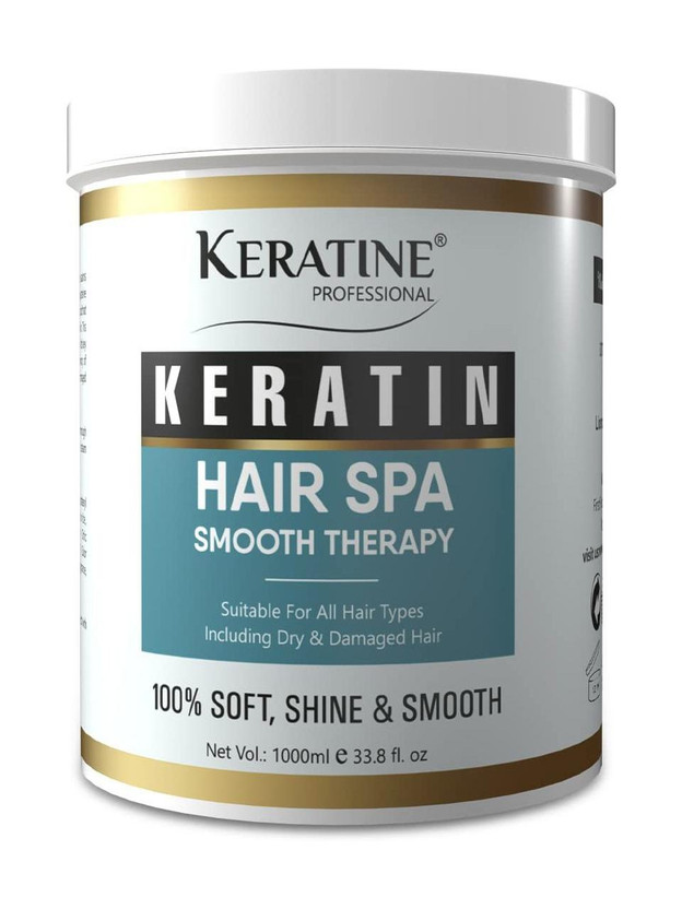 KERATINE KERATINE PROFESSIONAL PREMIUM KERATIN HAIR SPA SMOOTH THERAPY | 100% Soft, Shine & Hair Repair(1000 ml) - Flipkart Deal