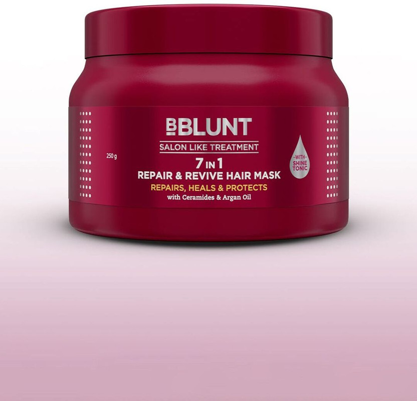 BBlunt 7 in 1 Repair & Revive Hair Mask for Upto 100% Damage Repair(250 g)
