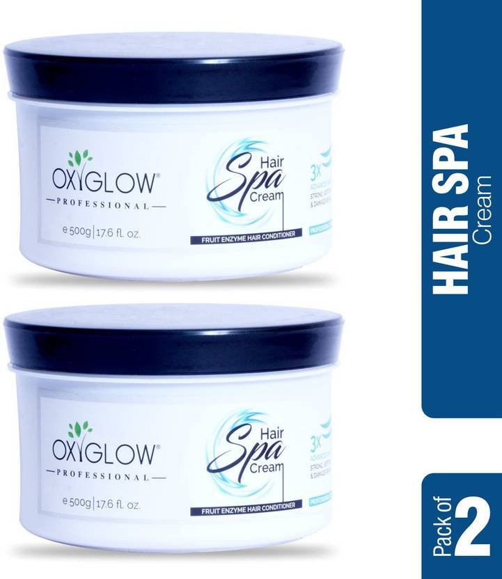 OXYGLOW Herbals Hair Spa Cream 500gm (Pack of 2) Price in India, Buy