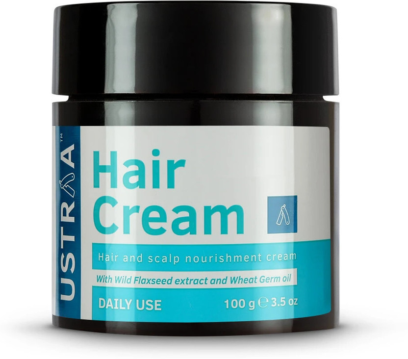 USTRAA Hair Cream for Men - For Daily Use with Light Hold - Style & Nourishment Hair Cream(100 g)