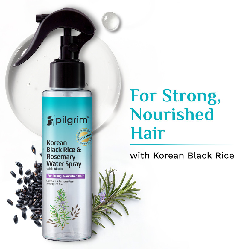 Pilgrim Rosemary Water Spray With Biotin Improve Scalp Health & Promotes Hair Growth(100 ml)