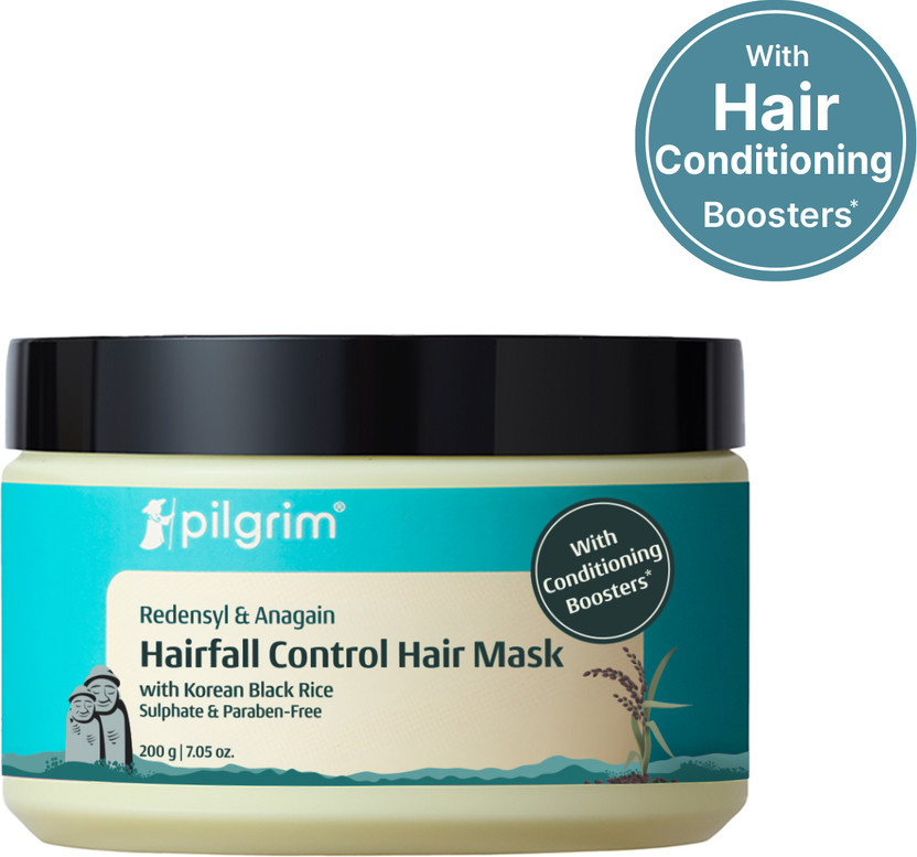Pilgrim Redensyl & Anagain Hair Fall Control Hair Mask Promotes Hair Re-Growth(200 g)