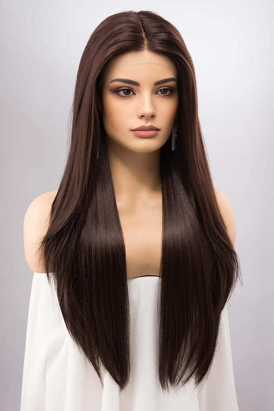raw silk hair full head women wig with synthetic hair for natural hair look Hair Extension