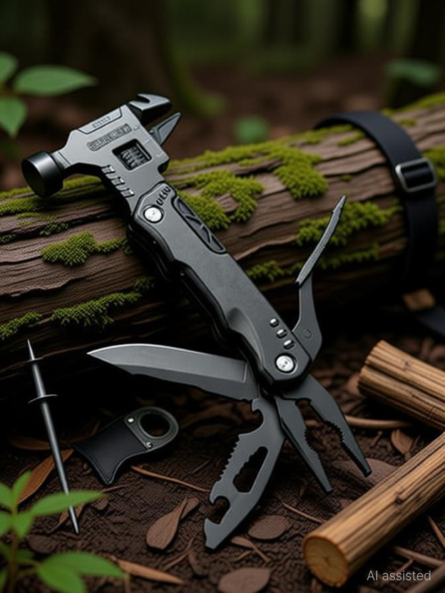 Calldrishe Calldrishe Multi Tool Camping Accessories 16 in 1 Survival Gear and Equipment 16 in 1 Multi Tool Hammer Speciality Hammer(0.4 kg) - Flipkart Deal
