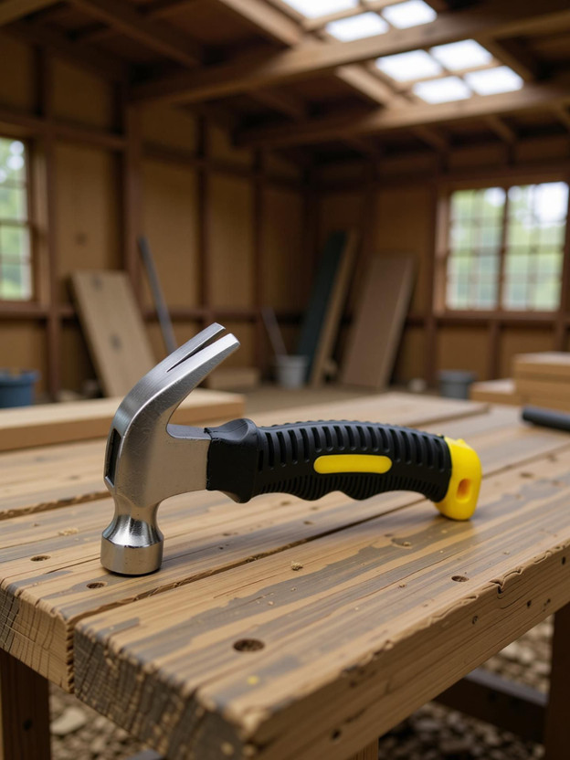 DeoDap Mini Hammer With Claw & Comfort Grip | Light Weight Tool | Home Office & DIY Repairs Straight Claw Hammer(0.4 kg)