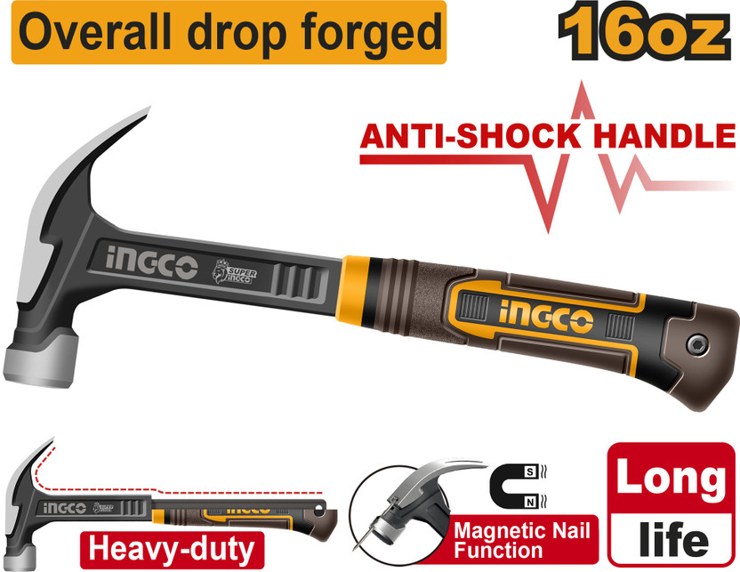 INGCO INGCO HCH81016L Claw hammer Club Hammer(0.917 kg) - Flipkart Deal