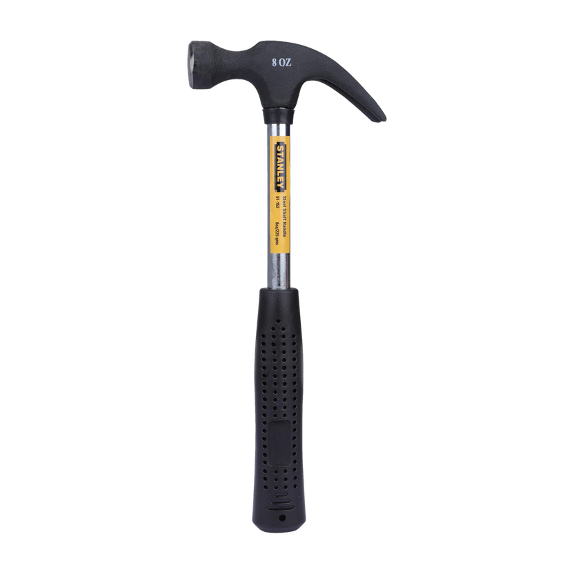 STANLEY 51-152 Steel Shaft 220gms-8 Curved Claw Hammer(0.43 kg)