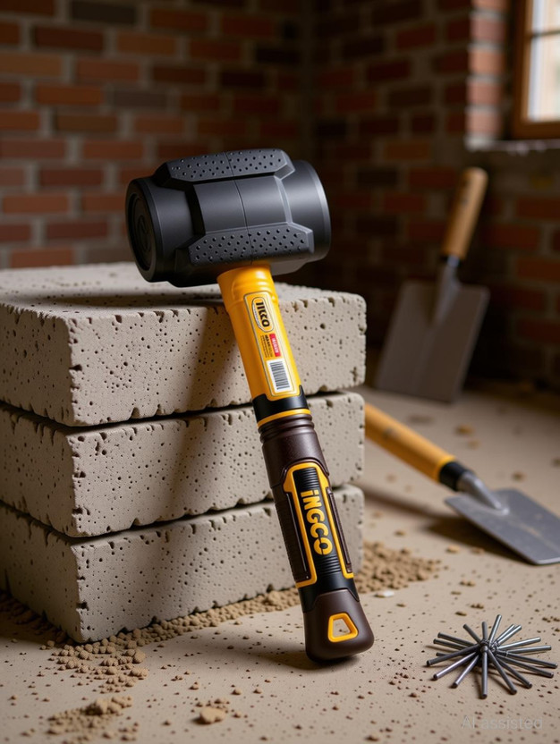 INGCO HRUH8816 Rubber hammer Club Hammer(0.45 kg)