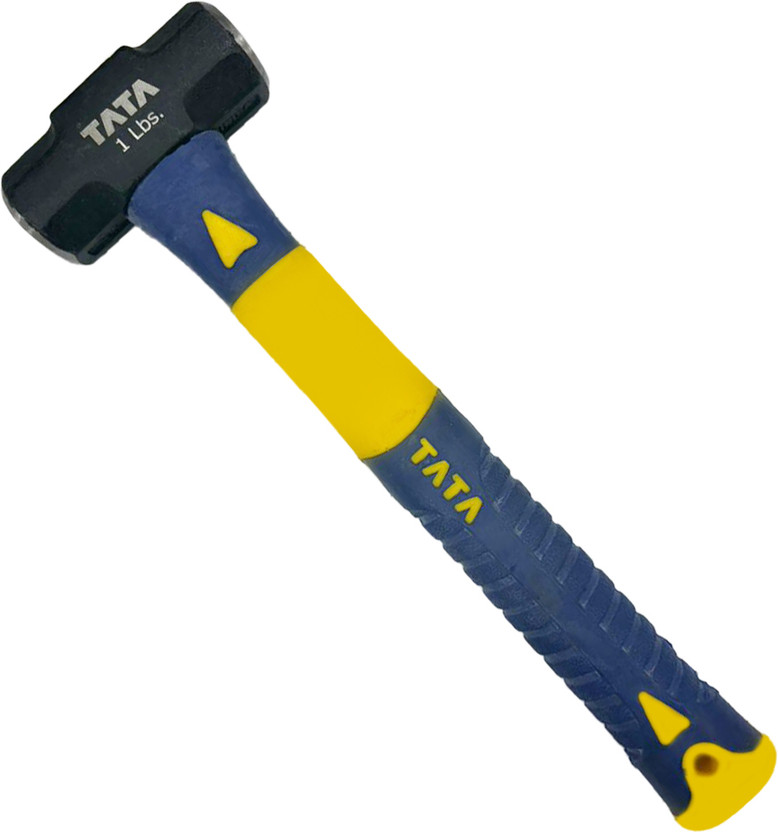 TATA AGRICO Engineering Hammer 10" 2G Fiberglass Handle 1LB HMC010 Sledge Hammer(0.45 kg)