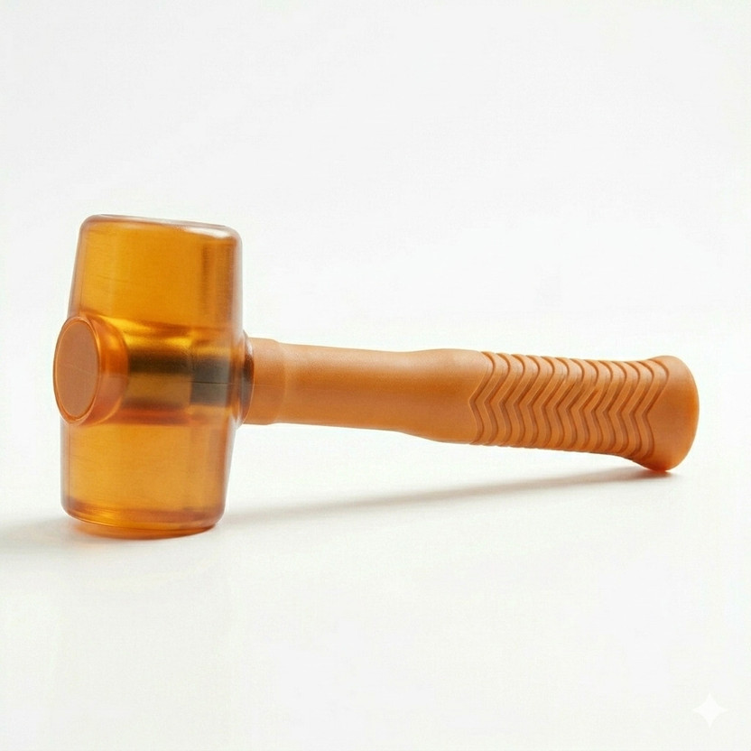 RanPra TILE AND GLASS FITTING HAMMER | RUBBER HEAD | PM50 Mallet(0.25 kg)