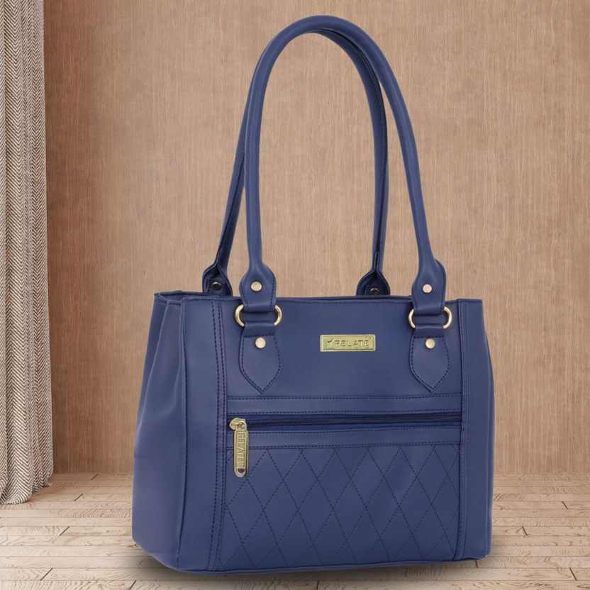 Relate Women Blue Shoulder Bag