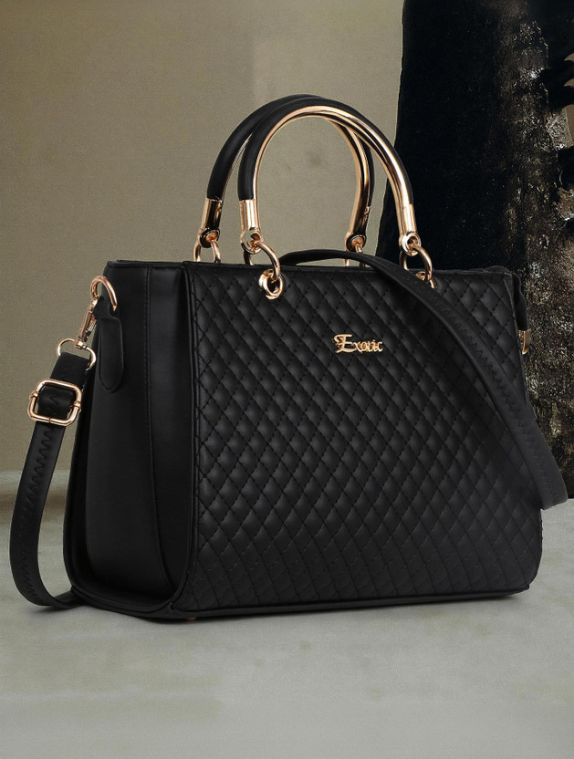 Exotic Women Black Handbag
