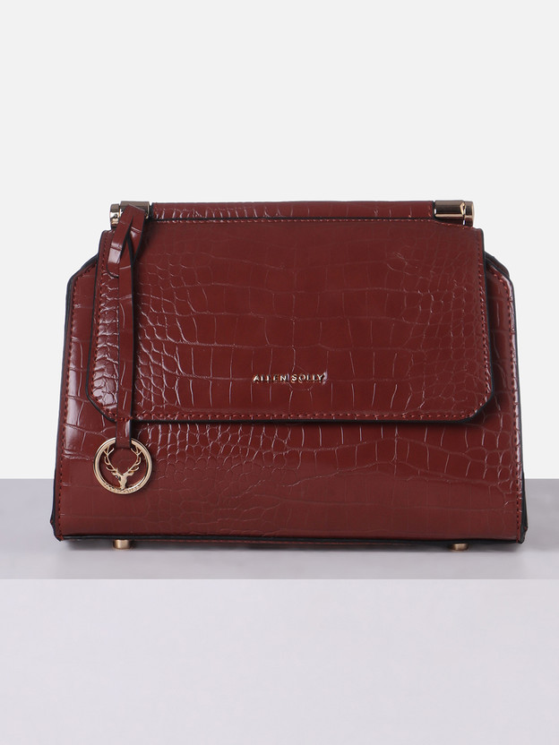 Allen Solly Women Tan Shoulder Bag