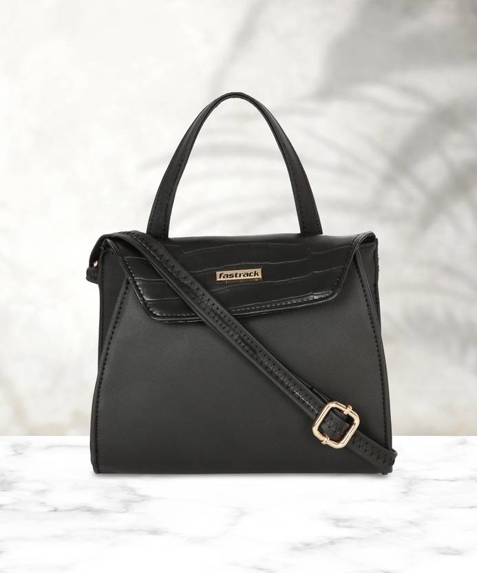 Buy Fastrack Women Black Satchel Black Online Best Price in India
