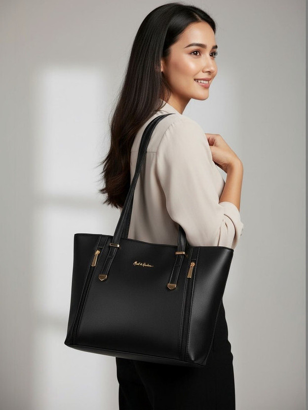 Mast & Harbour Women Black Hand-held Bag