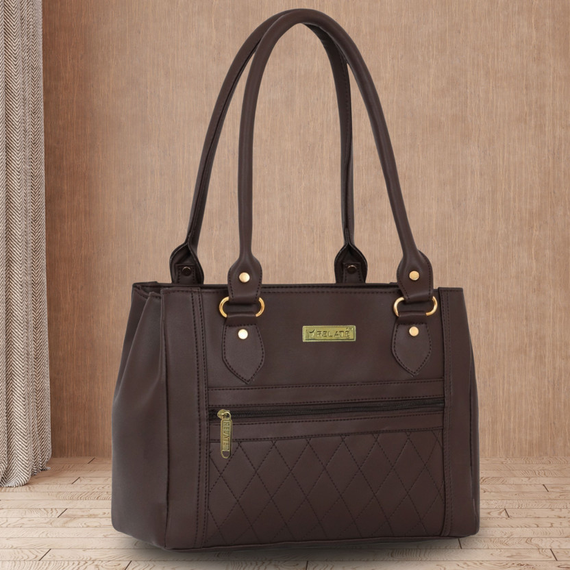 Relate Women Brown Shoulder Bag