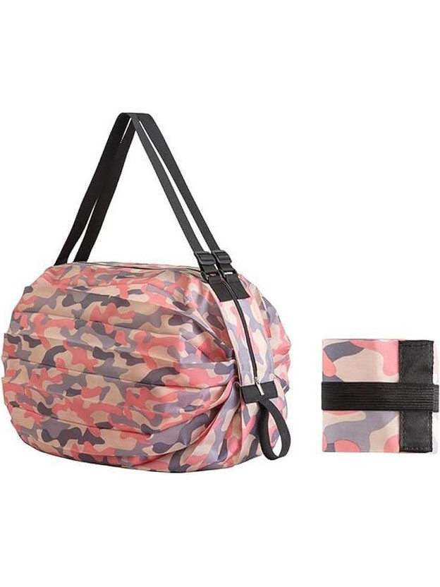 Nextplify Nextplify Foldable Nylon Waterproof Shopping Bag with Zipper | Reusable Travel Tote Waterproof Multipurpose Bag(Multicolor, Pink, 20 L) - Flipkart Deal