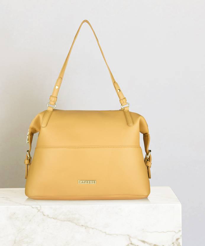 Caprese Women Yellow Satchel – Extra Spacious