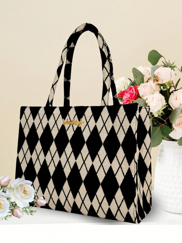 LIKE STYLE Women Beige, Black Shoulder Bag