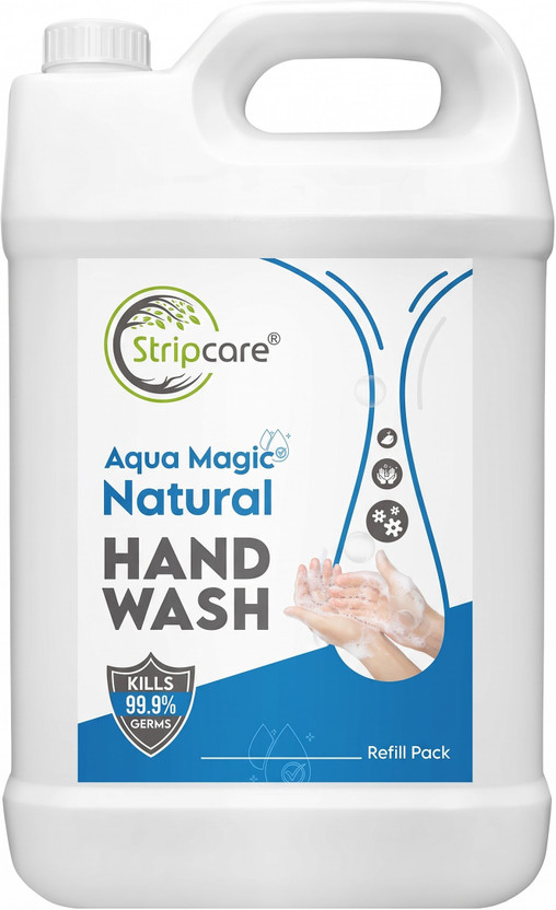 Stripcare Aqua Handwash | Kills 99.9% Germs | Safe on Hands | Hand Wash Can(3 L)