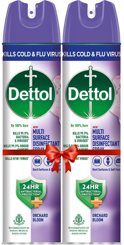 Dettol Orchard Bloom Disinfectant Sanitizer Spray Sanitizer Spray Spray Bottle(2 x 225 ml)