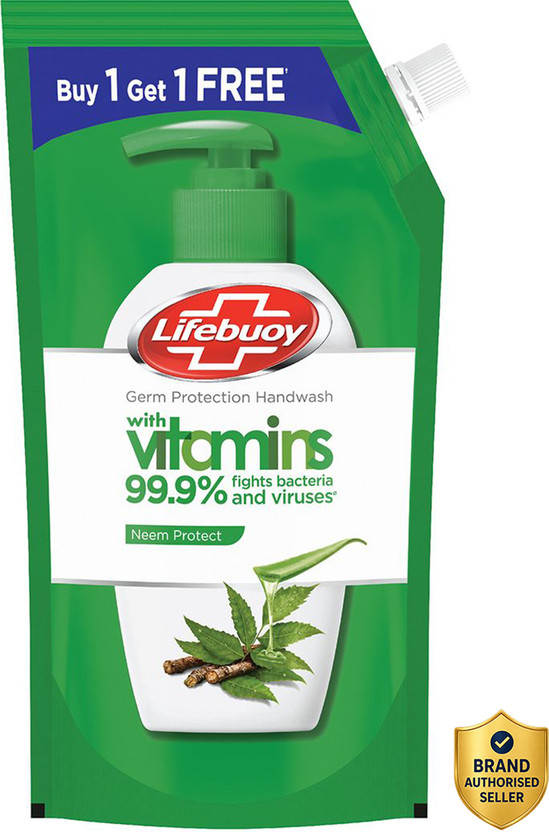 LIFEBUOY LIFEBUOY Nature Germ Protection Green Tea Liquid Handwash Refill Hand Wash Pouch(675 ml) - Flipkart Deal