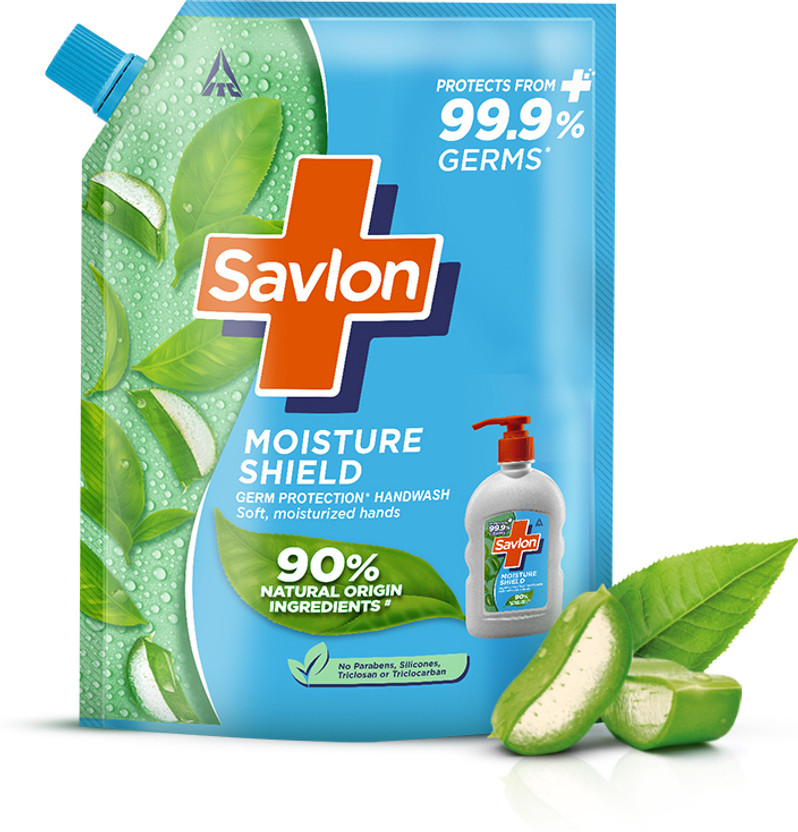 Savlon Moisture Shield Handwash Refill PackSoft hands Value Pack 1.3L Hand Wash Pouch(1.3 L)