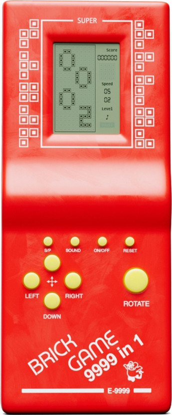 RIYESTO TOYS Handheld Portable Indoor And Outdoor Brick Game 9999 In 1 Video Game For Kids. Handheld Gaming Console(Multicolor)