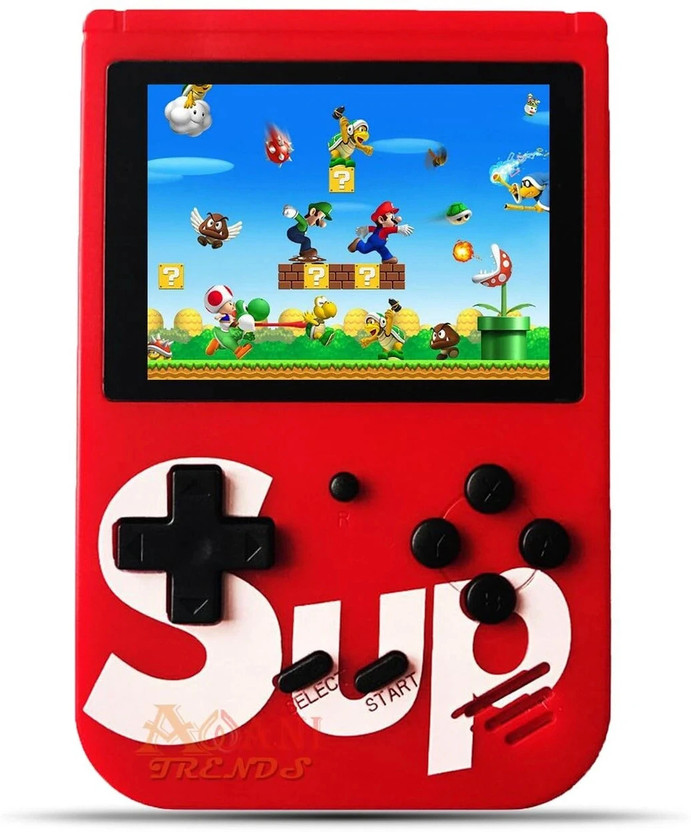 Mogli SUP GAME 400 in 1 Console | Super Mario |handheld video game console | TV output Handheld Gaming Console(Yellow)
