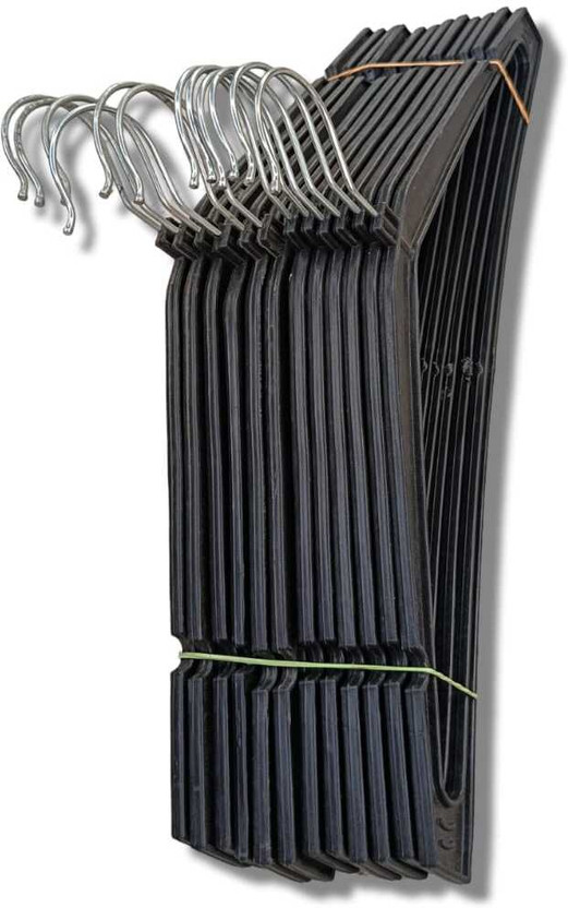 angel business Plastic Shirt Pack of 12 Hangers For  Shirt