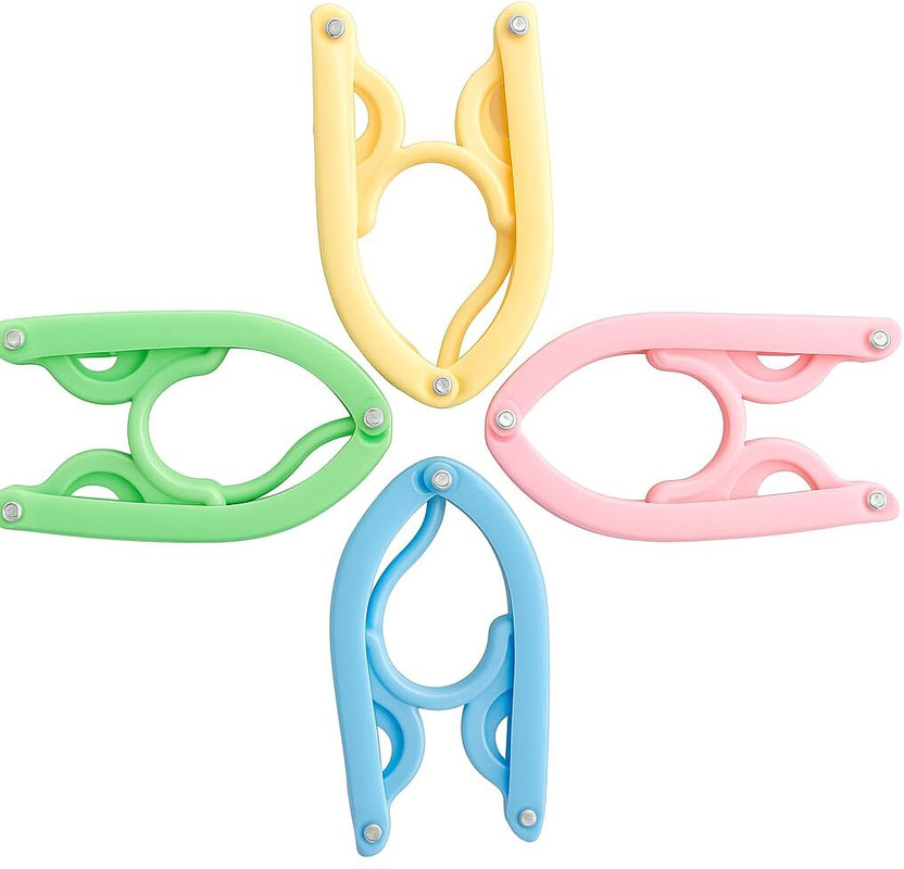 YUGEN HOME Plastic Shirt Pack of 12 Hangers For  Shirt(Multicolor)