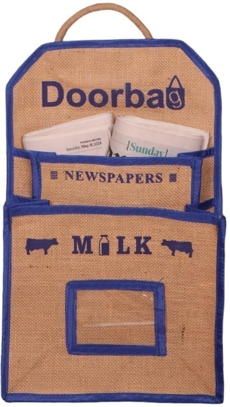 IDEALABS77 SOLUTIONS Outdoor Gate Hanging Milk Bag Handbag Organizer, Regular Organizer