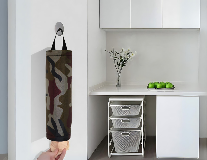 Suneez Nest Plastic carry bag organizer dustbin bags polythene bag dispenser mesh bag Regular Organizer